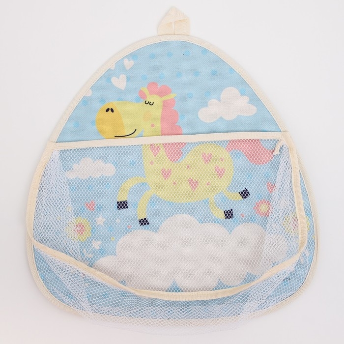 Сетка для хранения игрушек в ванной с петелькой &laquo;Лошадка&raquo;