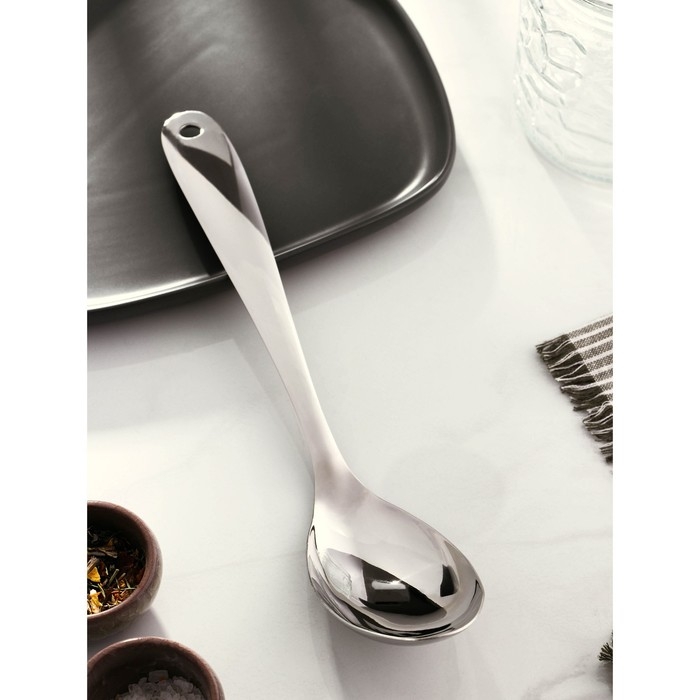 Ложка гарнирная из нержавеющей стали Everyday, 90 мл, 33&times;6,4 см, толщина 3 мм