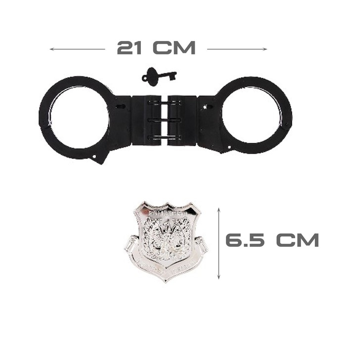 Набор полицейского &laquo;Супергерой&raquo;, 7 предметов