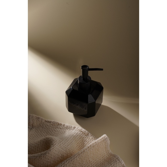 Дозатор для жидкого мыла SL Home &laquo;Артемида&raquo;, 380 мл, цвет черный