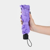 Зонт женский механический &laquo;Веточки&raquo;, 8 спиц, d=95, цвет сиреневый