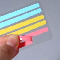 Компенсаторы для ламинирования ресниц, набор - 6 штук, 5,8 &times; 0,5 см, розовый/жёлтый/синий