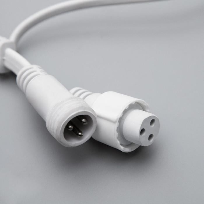 Гирлянда &laquo;Занавес&raquo; 2 х 1.5 м, IP65, УМС, белая нить, 360 LED, свечение белое, мерцание белым, 220 В