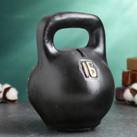 Копилка для денег &laquo;Гиря стопудовый хит&raquo;, гипс, 16&times;16&times;22 см