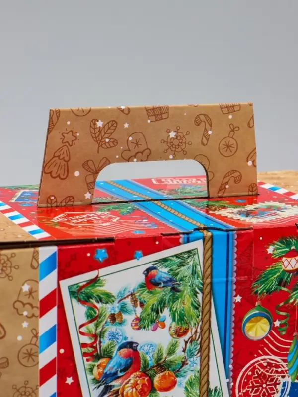 Коробка Новогодняя подарочная "Почта" 27 х 14,5 х 16 см