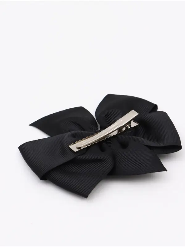 Бант для волос на заколке чёрный, Принцессы Бант для волос на заколке чёрный, Принцессы