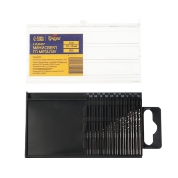 Набор мини сверл по металлу ТУНДРА, HSS, 0.3 - 1.6 мм, 20 шт.