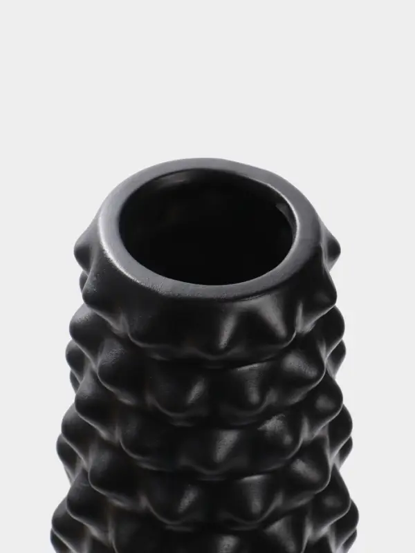 Ваза напольная керамика "Ларго" 57х13 см, чёрный