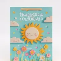 Пакет подарочный &laquo;Солнышко&raquo;, L 31 &times; 40 &times; 11,5 см