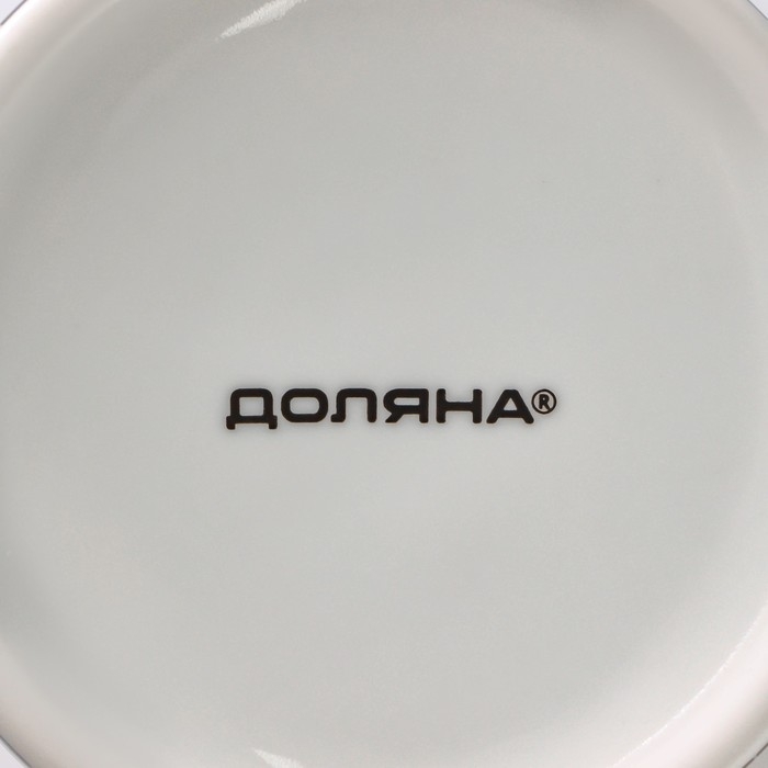 Кружка фарфоровая Доляна &laquo;Кошачьи будни&raquo;, 300 мл, цвет белый