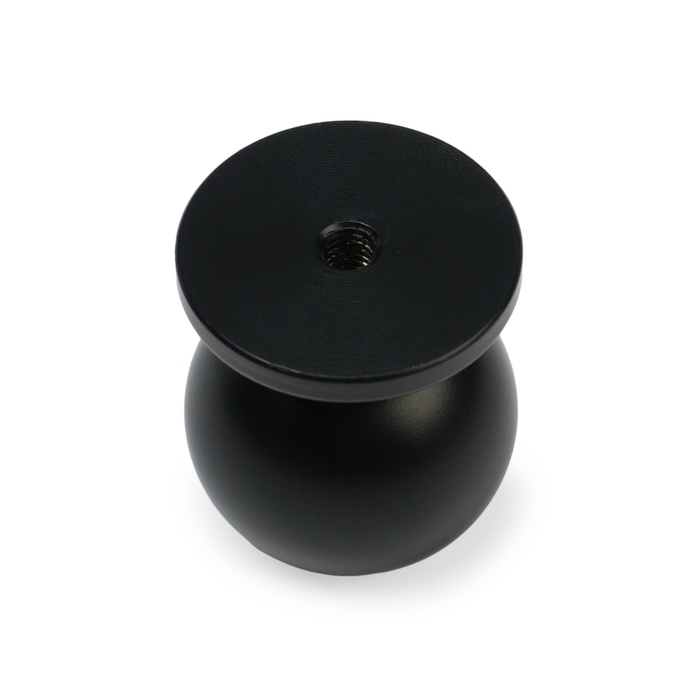 Ручка кнопка CAPPIO RK146, d=25 мм, цвет черный