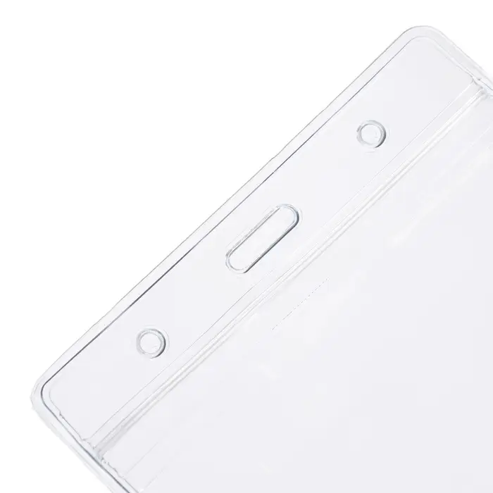 Бейдж горизонтальный 95&times;58 мм, ErichKrause, без держателя, прозрачный