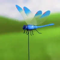 Штекер "Стрекоза Сенди" 14х9см/45см, МИКС