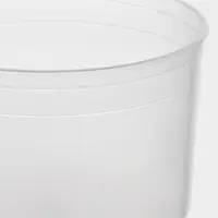 Контейнер пищевой ПластоС, 600 мл, с герметичной крышкой, d=13 см, h=8 см, пластик, прозрачный