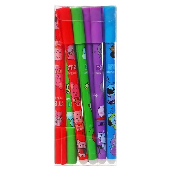 Карандаш чернографитный НВ, вечный, с рисунком, МИКС