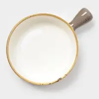 Кокотницы Magistro &laquo;Церера&raquo;, набор 2 шт., 500 мл, d=15 см, фарфор, коричневые