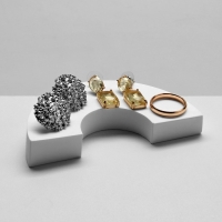 Подставка для украшений универсальная &laquo;Радуга&raquo;, 11&times;6&times;1 см, цвет белый