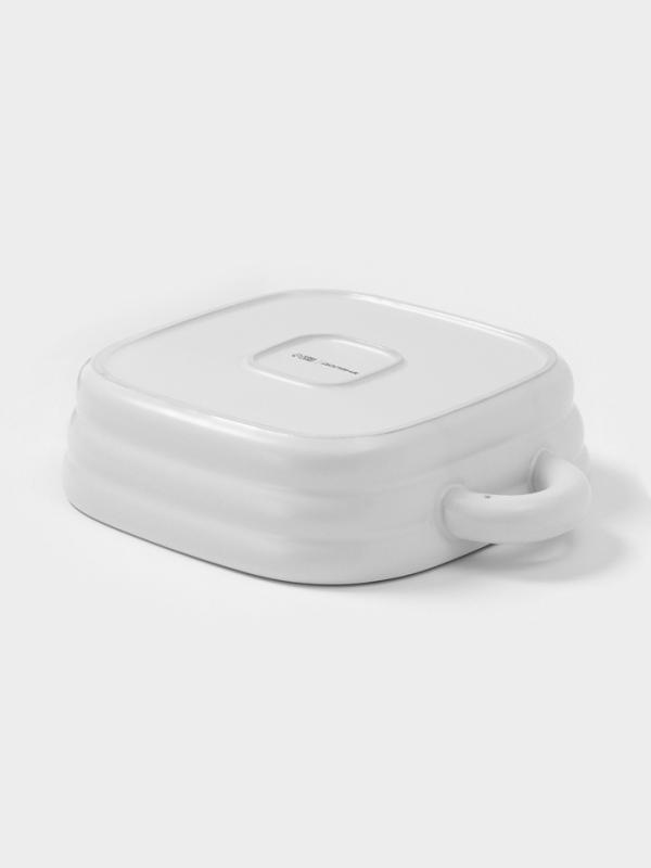 Форма для запекания Доляна &laquo;Зефир&raquo;, 1,5 л, 21&times;21 см, квадратная, керамика, белая