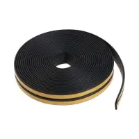 Уплотнитель резиновый ТУНДРА, профиль I, размер 9х2 мм, черный, в упаковке 10 м