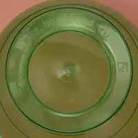 Креманка пластиковая одноразовая для фуршета &laquo;Кристалл&raquo;, 200 мл, зелёная