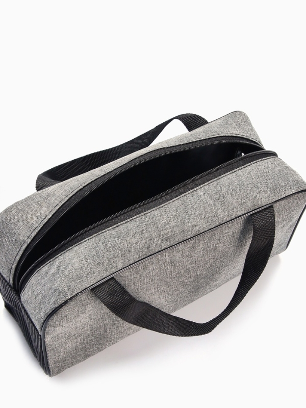 Косметичка на молнии, цвет коричневый