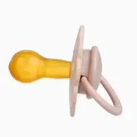 Набор классических пустышек, 2 шт., латекс, нюд/персиковый, в контейнере, от 6 мес., M&B