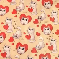 Бумага упаковочная крафтовая &laquo;Моему сердечку&raquo;, 50 х 70 см