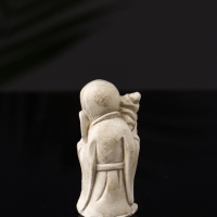 Набор фигур "Нэцкэ" 20х10х7 см, бежевый