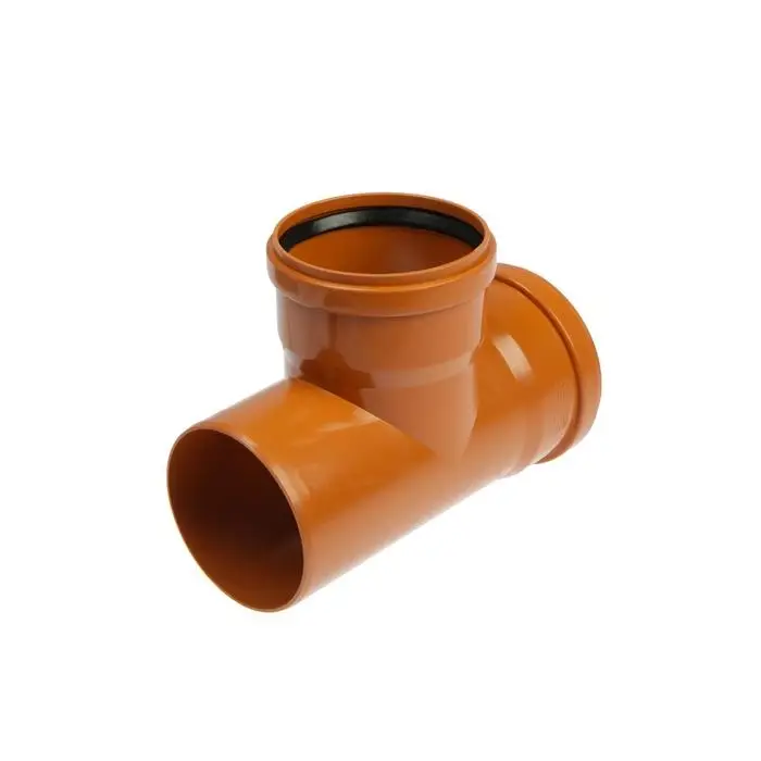 Тройник канализационный FLEXTRON, наружный, d=110 мм, 90&deg;