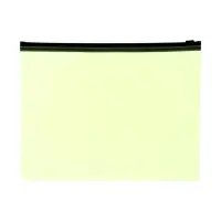 Папка-конверт на ZIP-молнии A5, 150 мкм, Calligrata, жёлтый неон