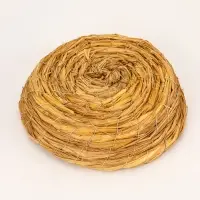 Гнездо для птиц плетёное из соломы, 20,5 х 4 см