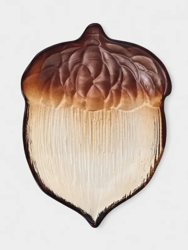 Блюдо сервировочное "КРАСКИ ОСЕНИ" 17 см, желудь