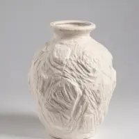 Ваза настольная керамика "Элой" 18х12 см, белый