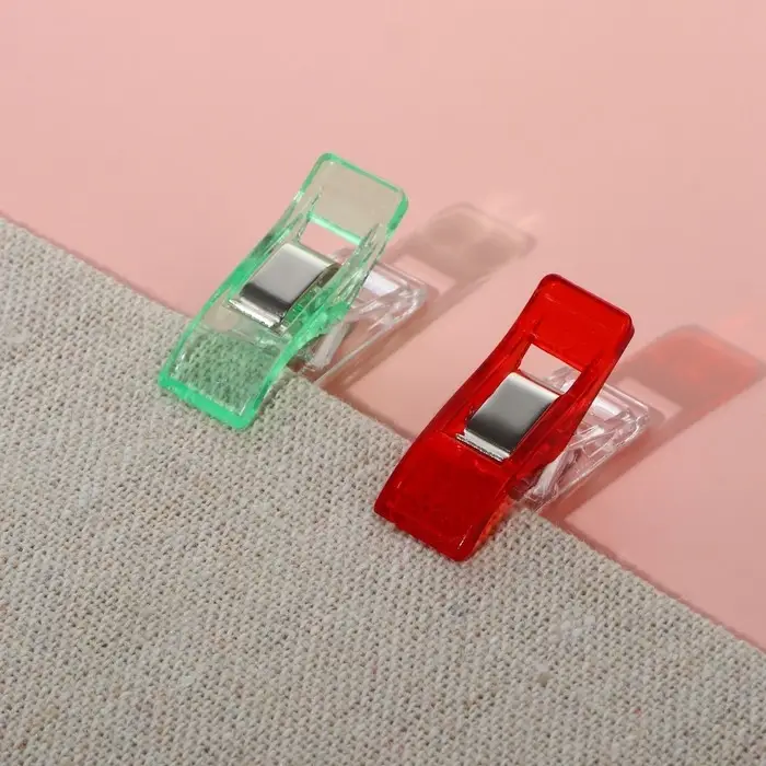 Зажимы для кроя, 2.6 см, 10 шт., разноцветные