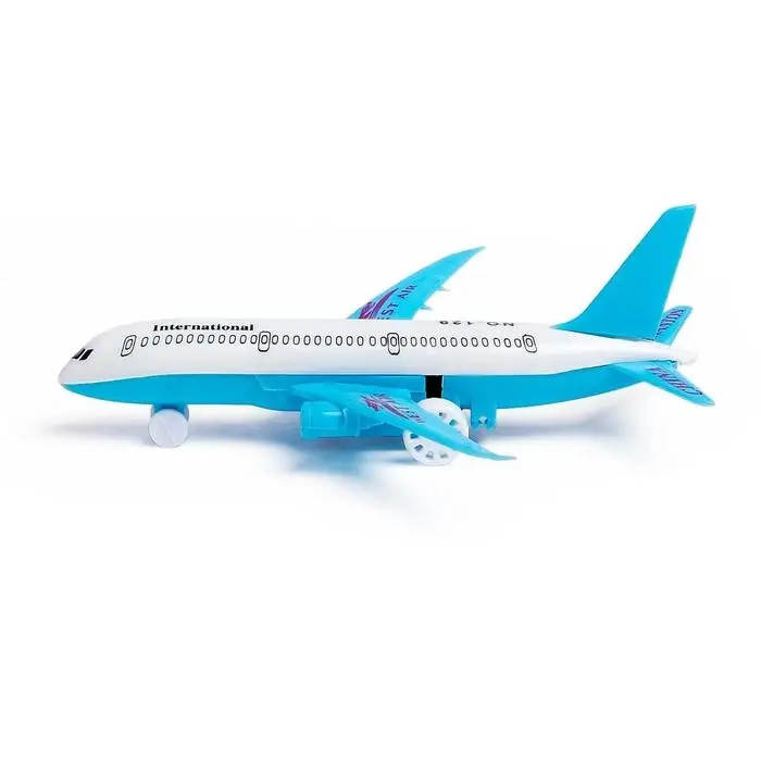 Самолёт детский инерционный &laquo;Авиалайнер&raquo;, цвета МИКС