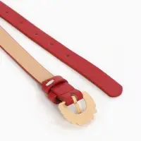 Ремень жен 03-01-01-01, Март2514, 1,8*0,3*110 см, без винта, пряж золото, 1 прокол,