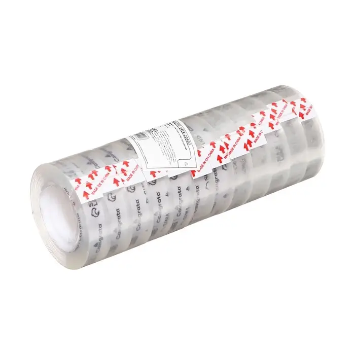 Клейкая лента 12 мм х 33 м., цвет кристально - прозрачный