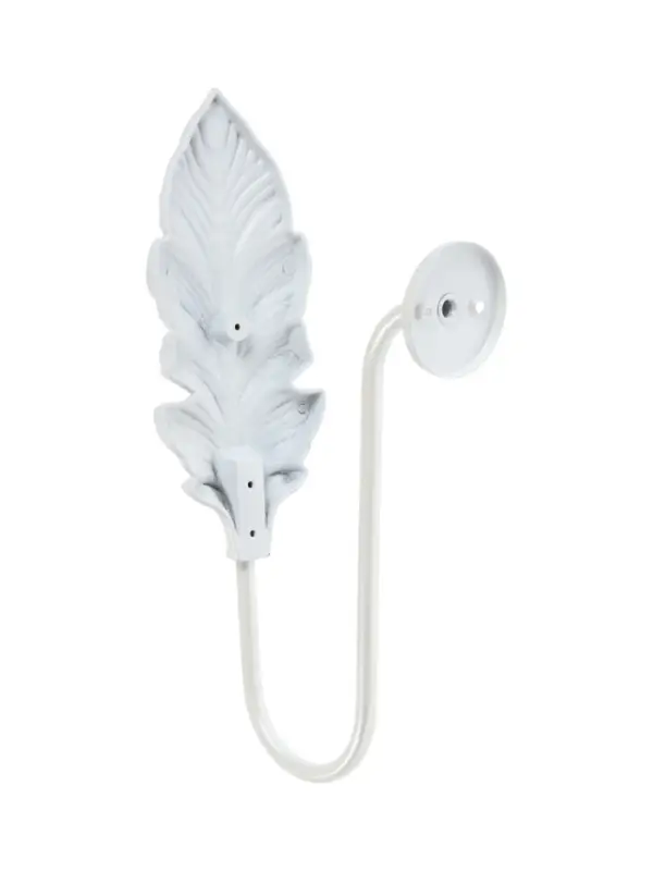 Крючок для штор CAPPIO KS041, цвет белый с золотом, набор 2 шт