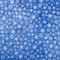 Упаковочная бумага на новый год &laquo;Снежный вальс&raquo;, 50 х 70 см, глянцевая