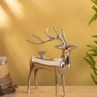 Подсвечник "Олень" 26,5х8,5х34,5 см, алюминий