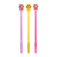 Ручка - прикол гелевая &laquo;Зверушки&raquo;, синий стержень, МИКС