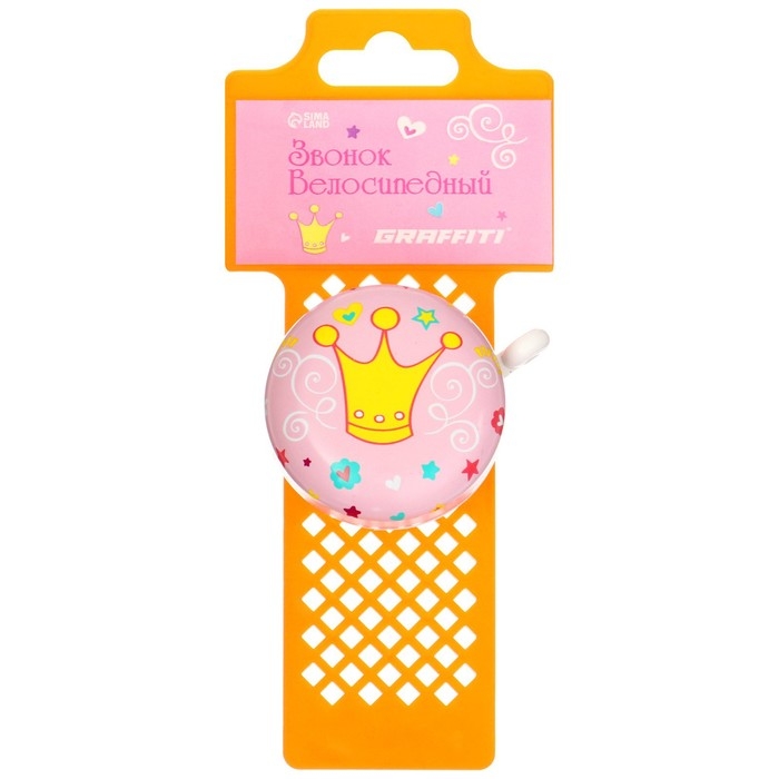 Звонок велосипедный GRAFFITI &laquo;Принцесса&raquo;