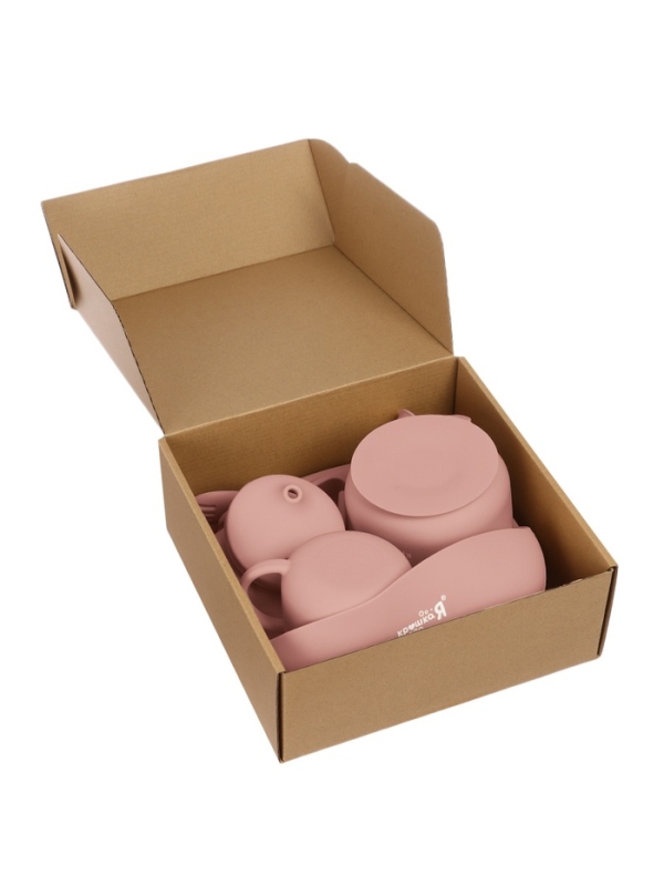 Крошка Я. набор посуды 7 предметов, SL-07224C розовый