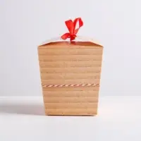 Бонбоньерка новогодняя &laquo;Happy new year&raquo;, 7,5 х 8 х 7,5 см, Новый год