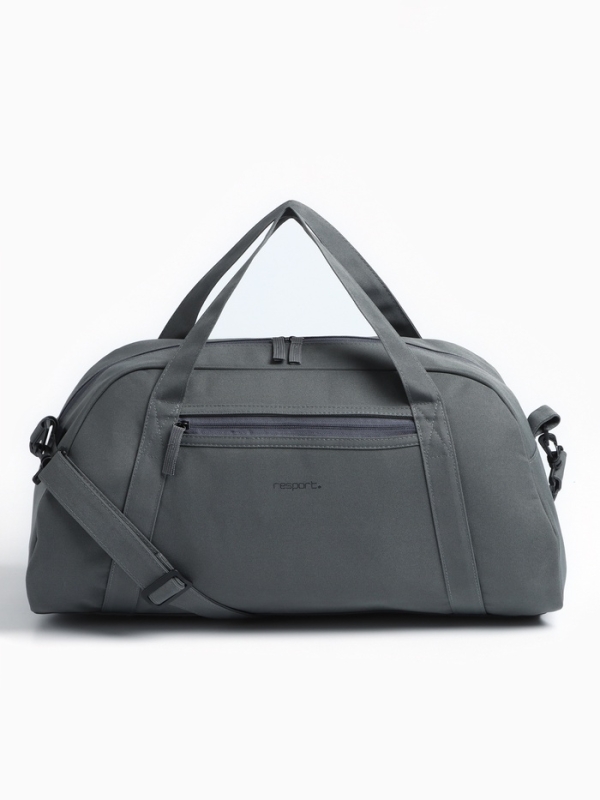 Сумка спортивная на молнии, размер универсальный , цвет серый