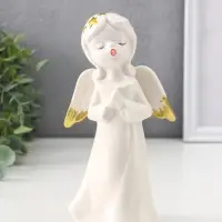 Сувенир керамика "Ангел поющий" 10х6,5х18,5 см