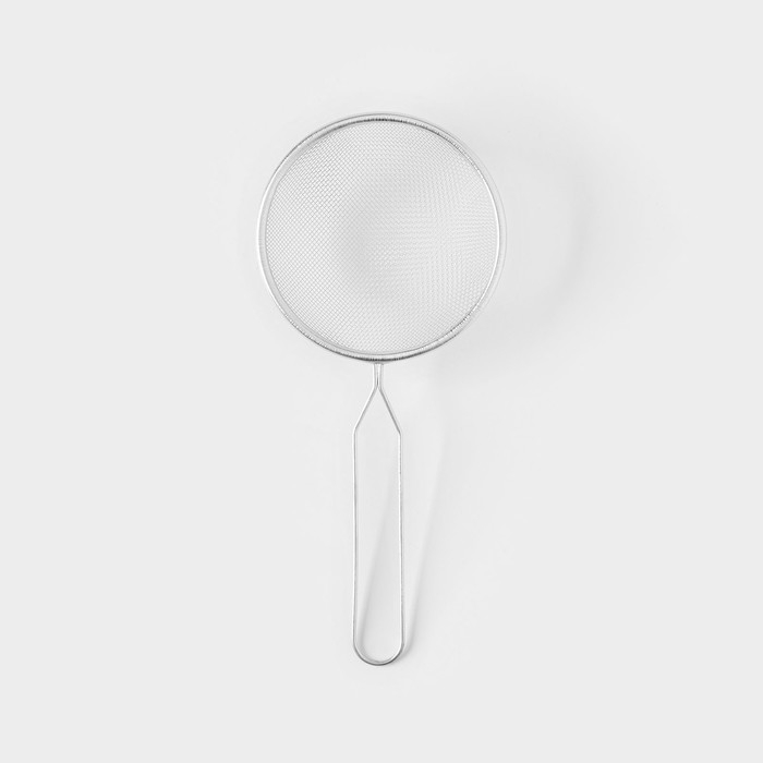 Сито для просеивания Доляна &laquo;Краски&raquo;, d=10 см, цвет серебристый