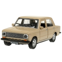 Машинка металлическая &laquo;ВАЗ-2101&raquo;, ретро - модель &laquo;Копейка&raquo;, открываются двери, багажник, инерция, 12 см, бежевый
