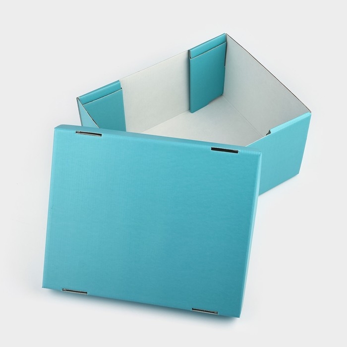 Коробка подарочная складная, упаковка, &laquo;Голубая&raquo;, 31 х 25.5 х 16 см