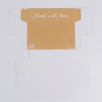 Коробка для макарун, кондитерская упаковка &laquo;Made with love&raquo;, 18 х 10.5 х 5.5 см